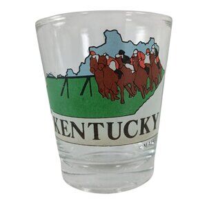 Kentucky Shot Glass  2-1/4" Vintage